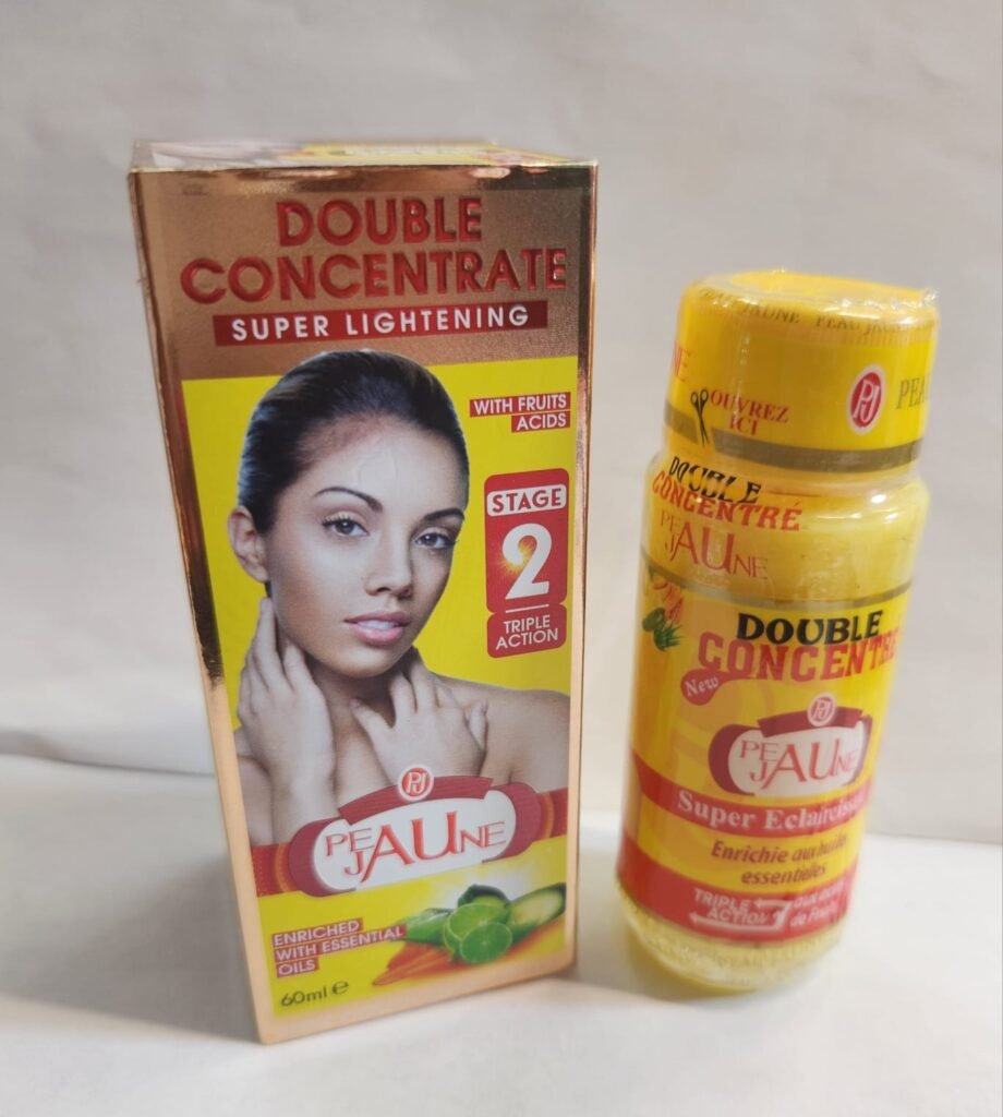 LAIT ET DOUBLE CONCENTRÉ PEAU JAUNE