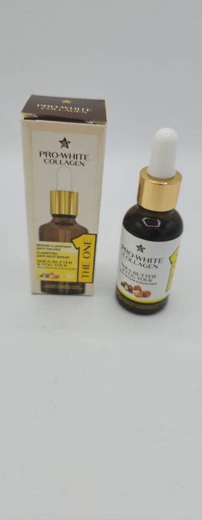 Combo Pro White Collagen – Sérum & Crème Visage Ultra Clarifiante et Exfoliante