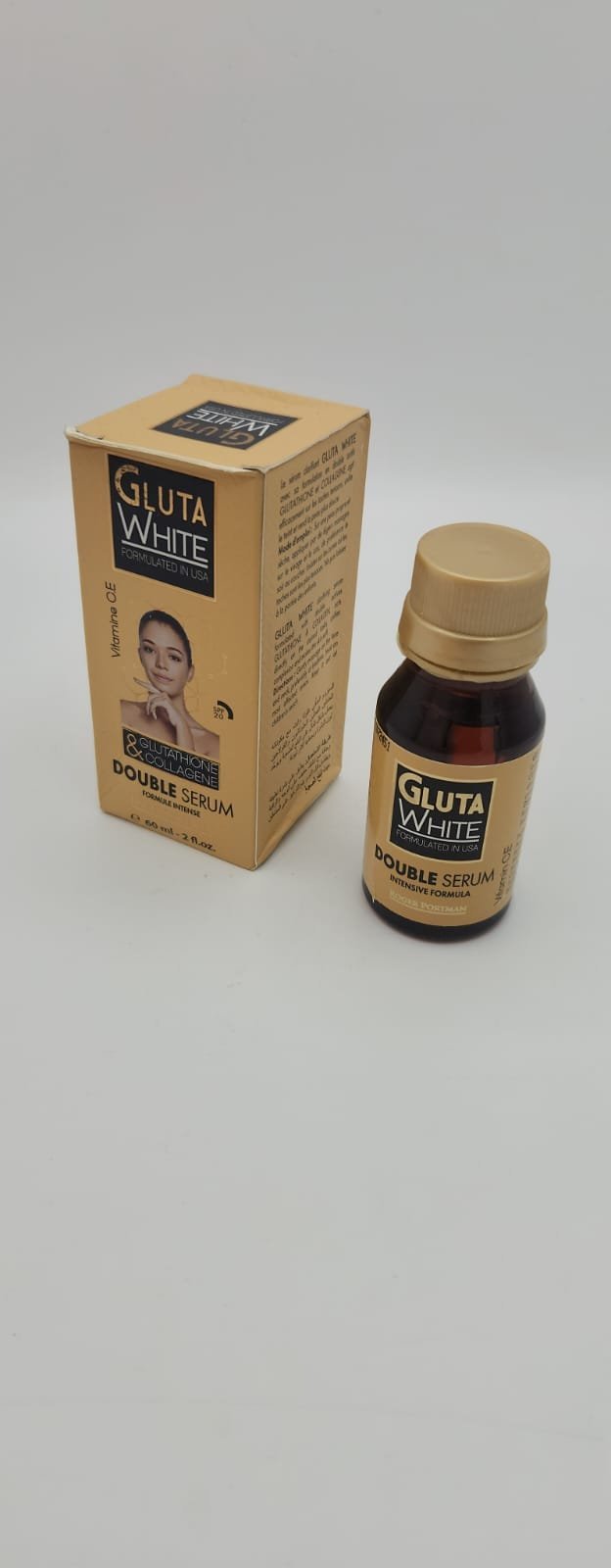 Sérum Éclaircissant GLUTA WHITE Double – Glutathion & Collagène – 60ml – Image 2