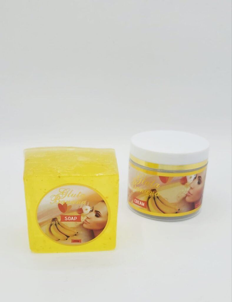 GLUTA BANANA Crème Visage & Savon Éclaircissant 2en1