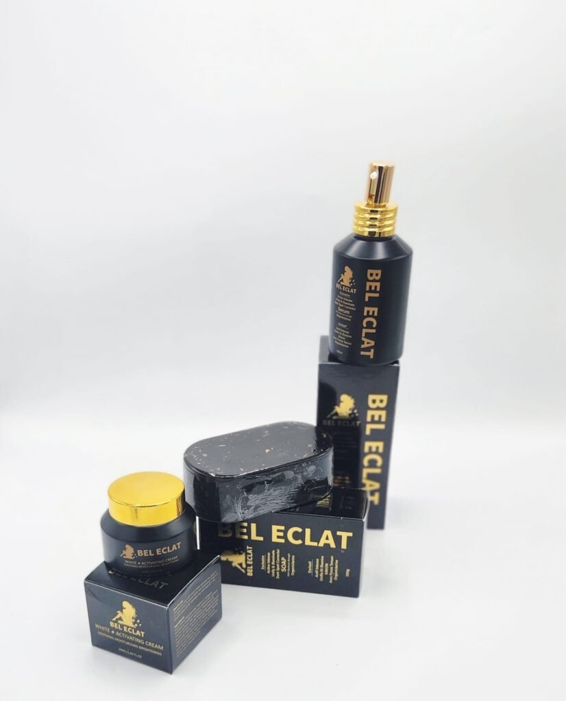 Crème Visage, Savon & Sérum Bel Éclat – Éclaircissant & Unifiant – Teint Métissé (3x1)