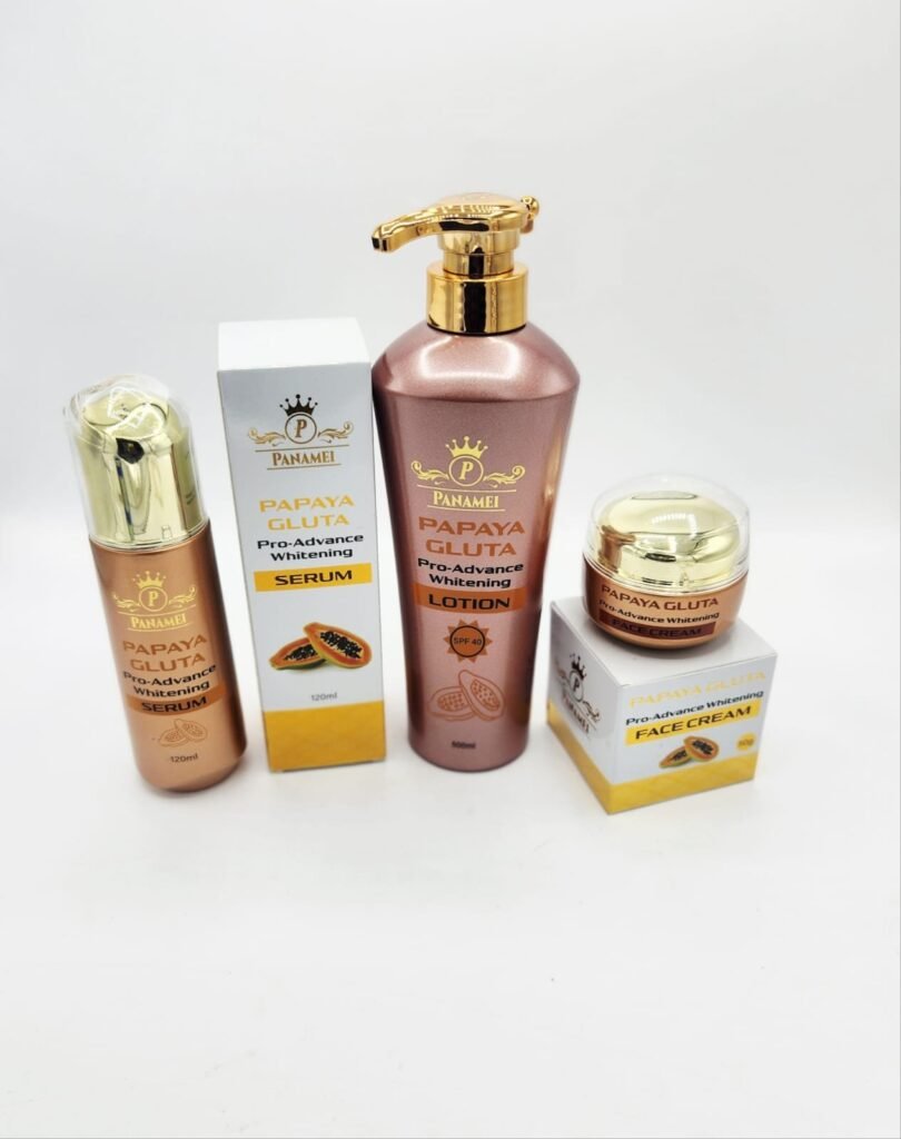 Crème Blanchissante Papaye - Gamme Ultra Gluta Anti-Imperfections Pro Advance 3 Pièces Action Rapide