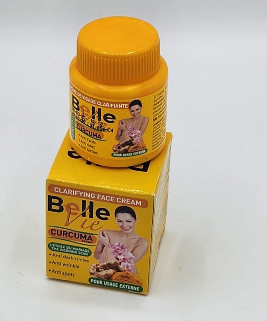 Crème de Visage Clarifiante Belle Vie – À l’Extrait de Curcuma. 50g