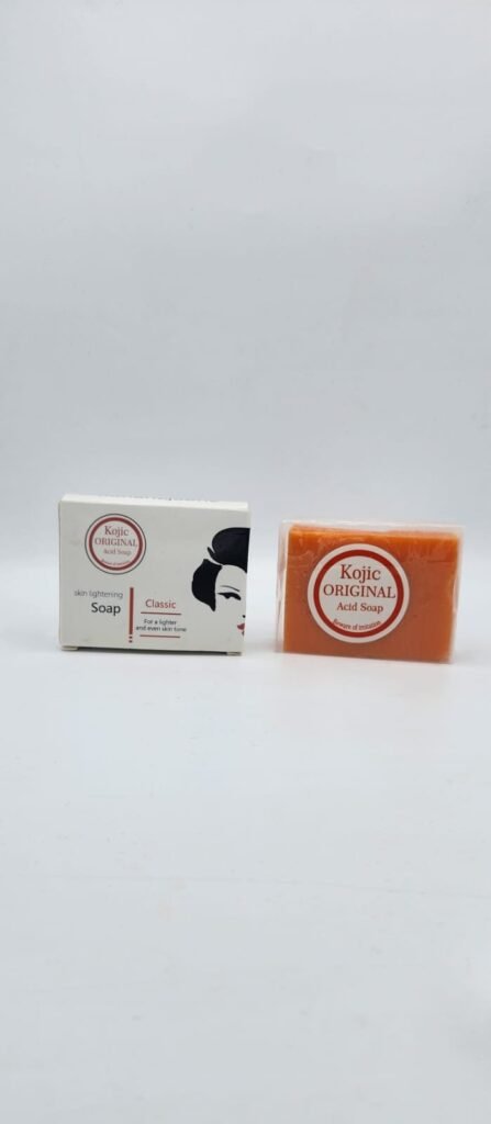 Savon Ultra Éclaircissant à l’Acide Kojique – Anti-Acné & Anti-Taches Noires – Formule Purifiante – 100g