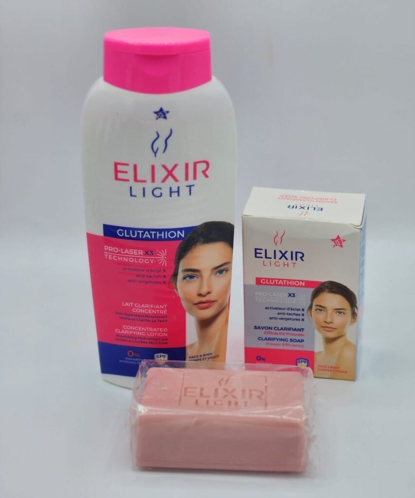 Best Combo Élixir – Savon + Lait Clarifiant Zéro Tache – Soin Synergique Anti-Taches Visage & Corps