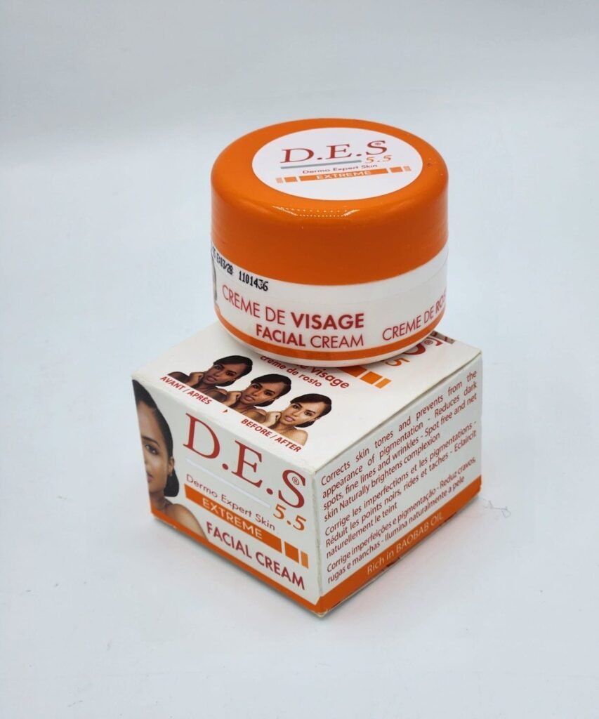 Crème D.E.S 5.5 – Soin Expert Éclaircissant & Régénérant – 35ml – Teint Uniforme et Peau Réparée