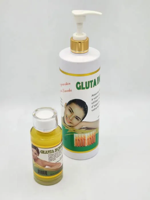 Gamme Éclaircissante Glutathion Injection – Lait & Sérum Ultra Éclaircissant